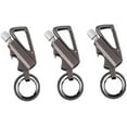 thumbnail image 1 of Lighter, Permanent Match Infinity Lighter with Multitool Keychain Bottle Opener, Permanent Match Infinity Lighter, Keychain Match Strike, Suitable for Travel (Black, 3pc), 1 of 7