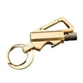thumbnail image 1 of Lighter - Permanent Match Infinity Lighter with Multitool Keychain Bottle Opener (Gold), 1 of 6