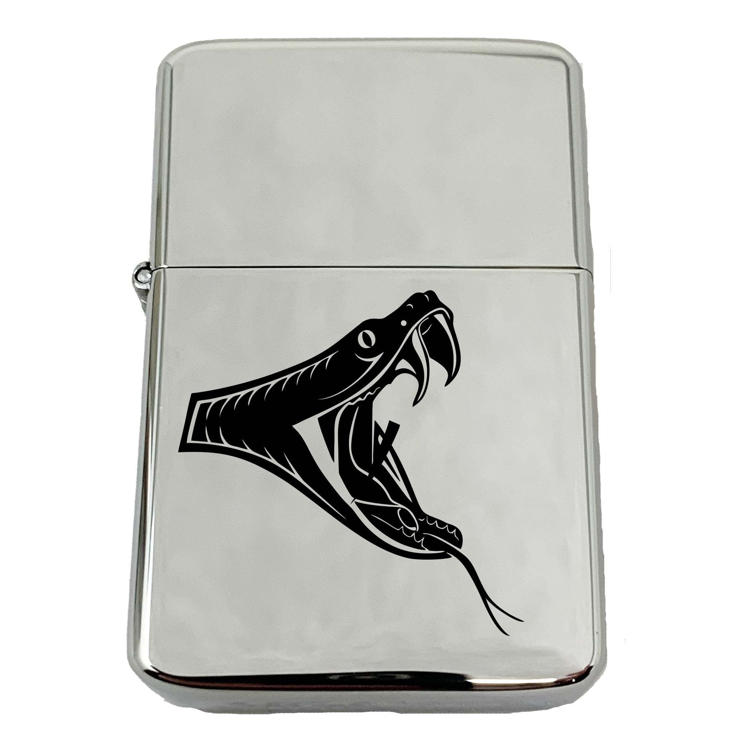 Lighter Poison Viper Snake CHROME Lighter Poison Viper Snake CHROME