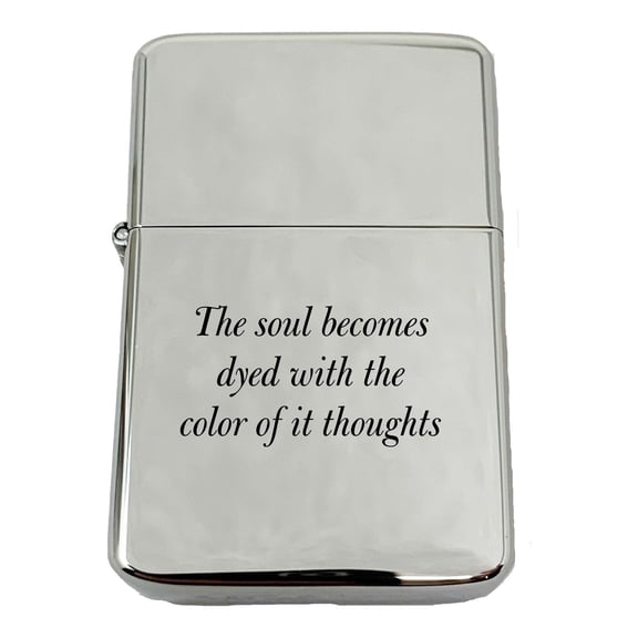 Lighter - The Soul becomes Dyed Marcus Aurelius CHROME L1