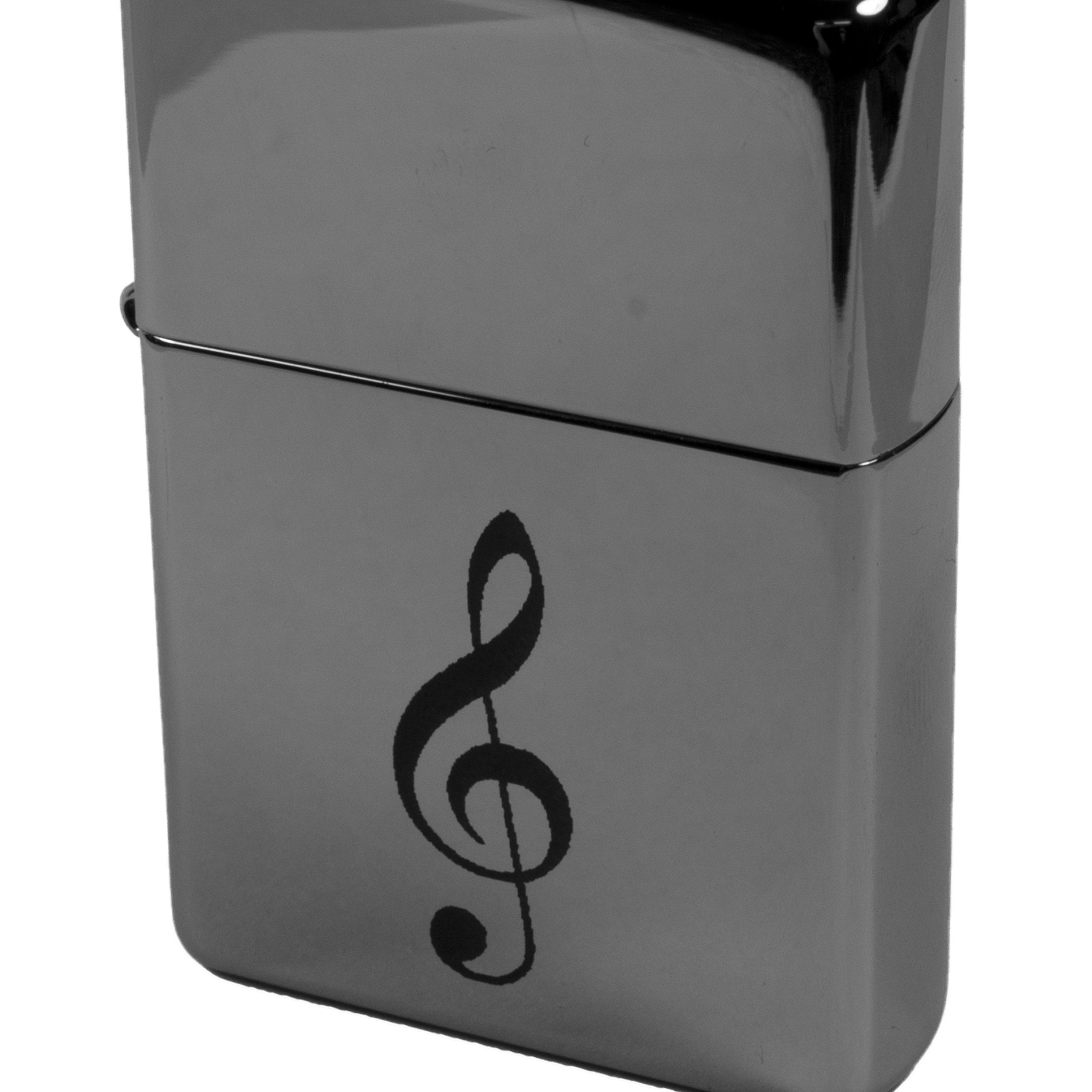 Lighter - Treble Clef Music Note Polish Chrome Lighter - Treble Clef Music Note Polish Chrome