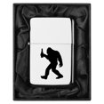 thumbnail image 1 of Lighter in Black Silk Lined Gift Drinking Bigfoot Sasquatch with Alcohol Bottle (Chrome), 1 of 1