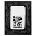 thumbnail image 1 of Lighter in Black Silk Lined Gift If Dad Can't Fix It We're All Screwed (Chrome), 1 of 1
