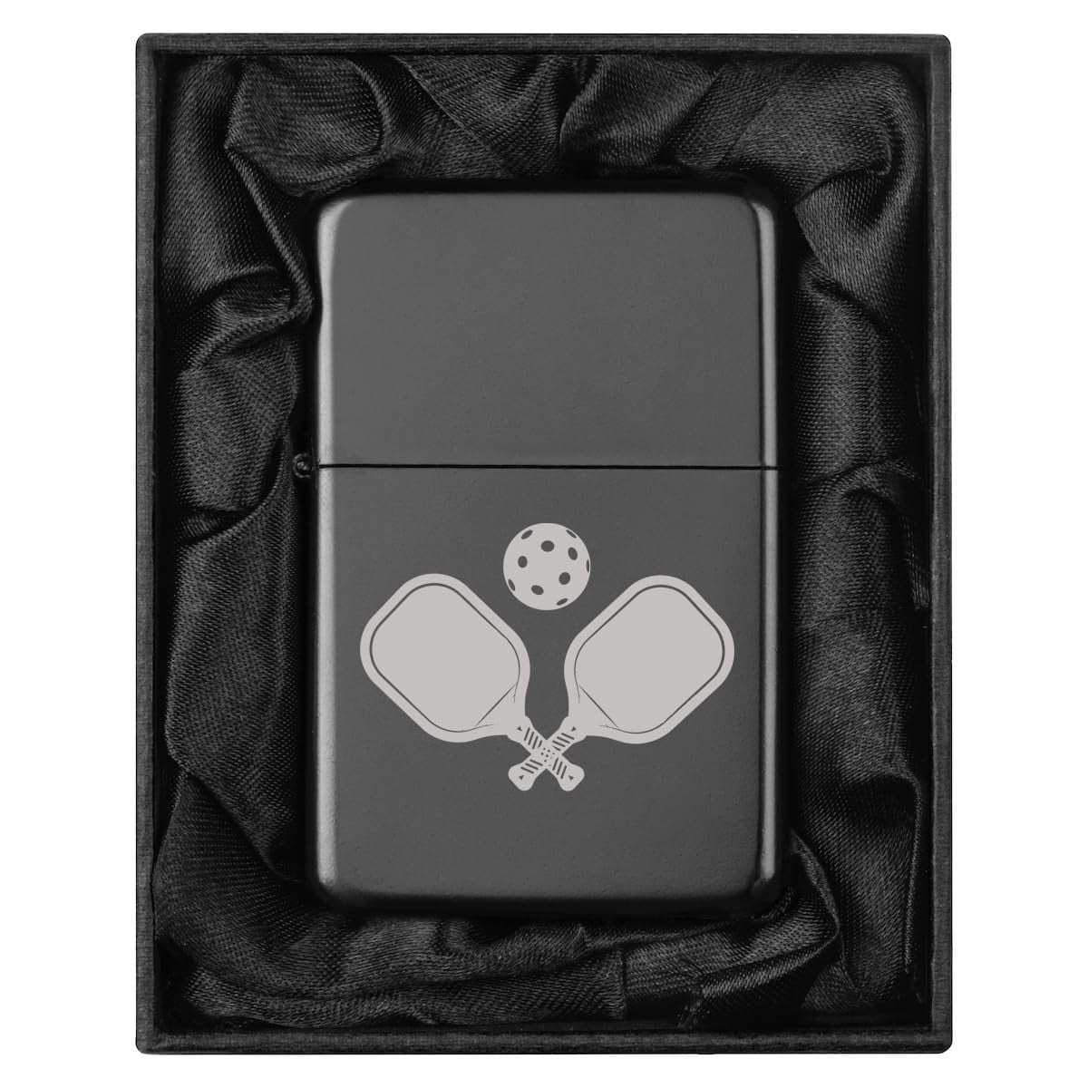 Lighter in Black Silk Lined Gift Pickleball Paddles (Black)