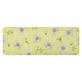thumbnail image 1 of Lightgreen Daisy Flower White Blooms Pattern Kitchen Rug Mat,Kitchen Runner Rugs Non Skid Washable,Decorative Kitchen Floor Mats for Kitchen,Sink,Laundry,17"x47.2", 1 of 7