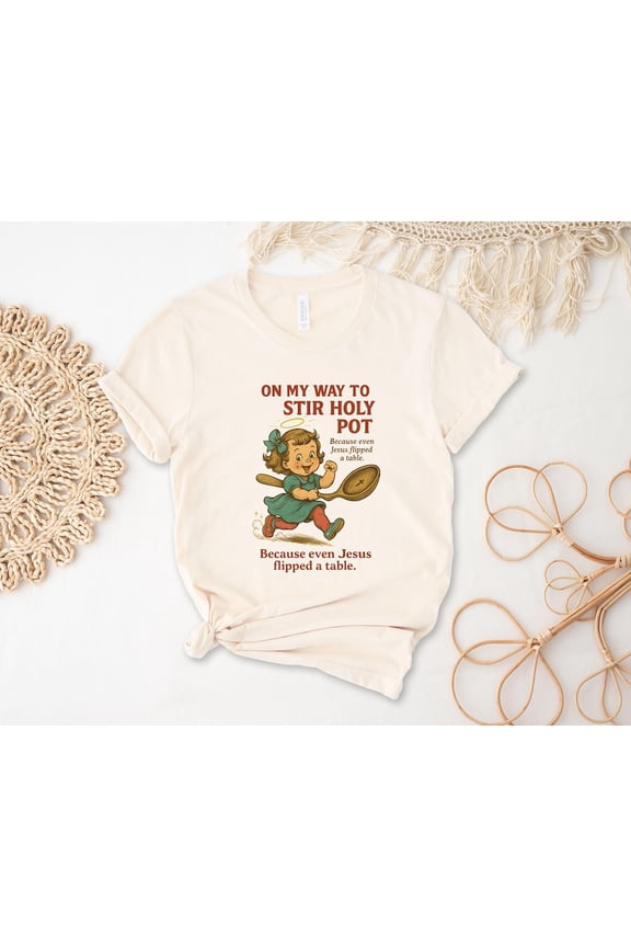 Lighthearted Retro Art Tee – Unisex Soft Cotton Fit