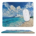 thumbnail image 1 of Lighthouse Beach Printed Mouse Pad, 10"x12", Gaming Mouse Mat/Pad, Stitched Edges, Non Shrinking Cloth Surface, Machine Washable, 1 of 8