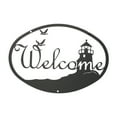thumbnail image 1 of Lighthouse & Birds Welcome Sign Medium, 1 of 2
