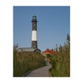 thumbnail image 1 of Lighthouse and Boardwalk 02 - Fire Island New York Photography Lighthouse Coastal Nature Scenic Architecture Boardwalk Travel Poster Unframed Wall Art Print 22 x 28 inches, 1 of 13