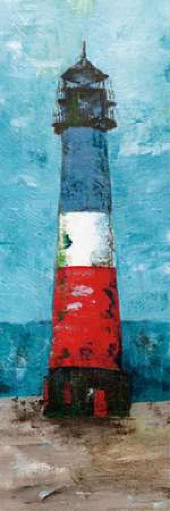 Lighthouse Canvas Art - Katrina Craven (12 x 36)