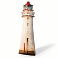 Lighthouse Cardboard Stand-Up, Life Size Nautical Cutout for Beach ...