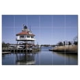 thumbnail image 1 of Lighthouse Ceramic Tile Mural Kitchen Backsplash Bathroom Shower, 400836-L64, 1 of 3