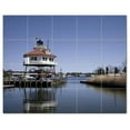 thumbnail image 1 of Lighthouse Ceramic Tile Mural Kitchen Backsplash Bathroom Shower, 400836-XL54, 1 of 3