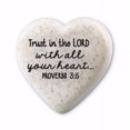 thumbnail image 1 of Lighthouse Christian Products 135464 2.25 x 2.25 in. Scripture Stone Plaque - Hearts of Hope No.40735, 1 of 6