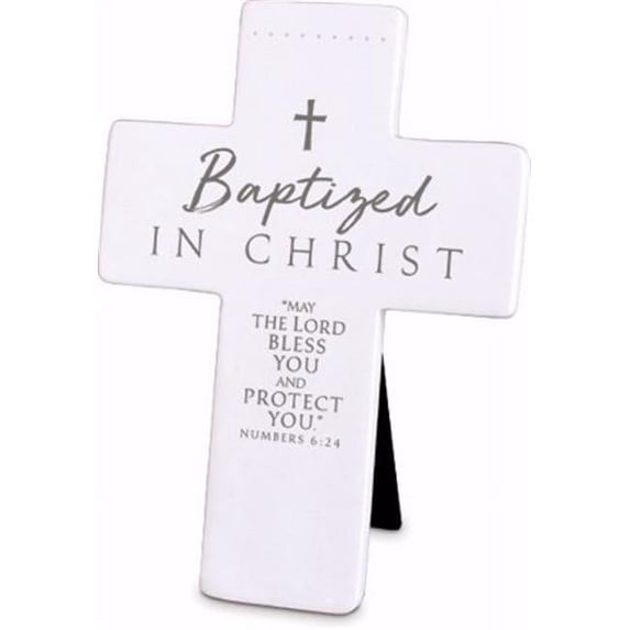 Lighthouse Christian Products 135515 Precious Occasions Cross - Baptized In Christ No.11267