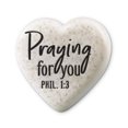 thumbnail image 1 of Lighthouse Christian Products 141251 Philippians 1-3 Praying for You No.40773 Cast Stone Sentiment Heart Plaque, 1 of 5