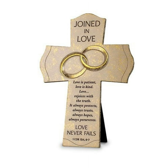 Lighthouse Christian Products Joined in Love Cross Wall D cor