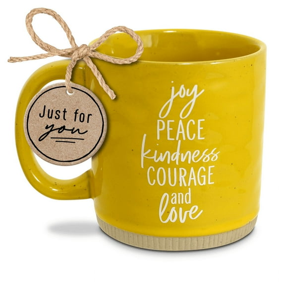 LCP 18368 16 oz Powerful Words Declarations Coffee Cup