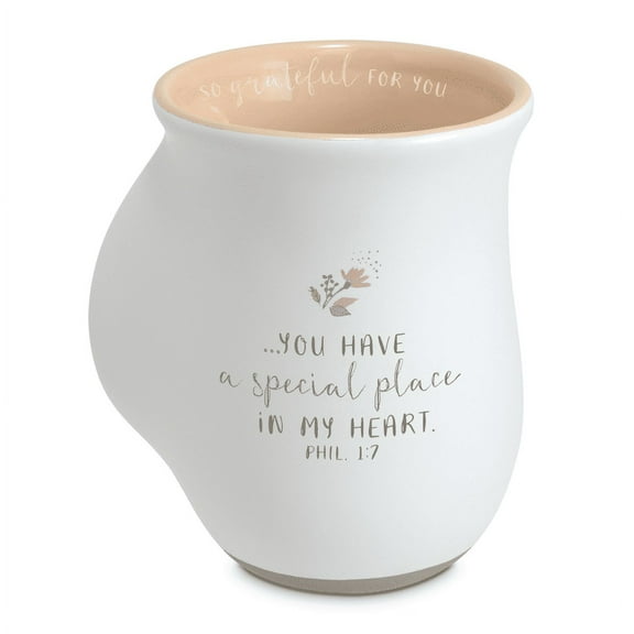 LCP 18723 18 oz So Grateful White Handwarmer Mug
