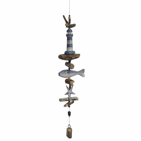 Lighthouse Cohasset Bell w/ Fish & Star