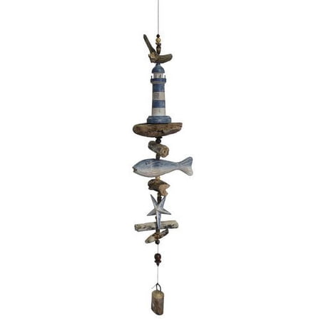 Lighthouse Cohasset Bell w/ Fish & Star