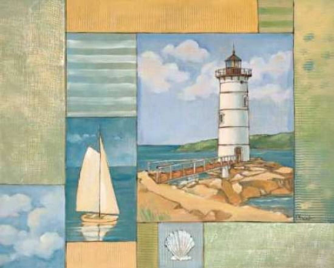 Lighthouse Collage II Canvas Art - Paul Brent (24 x 30)