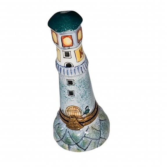 Lighthouse Decor for Home Elegance Limoges Box Porcelain Figurine