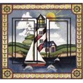 thumbnail image 1 of Lighthouse Double Rocker SwitchStix Peel and Stick Art Deco Switch Plate Cover Applique Washable Heat/Steam/Water-Resistant - 1 unit, 1 of 1