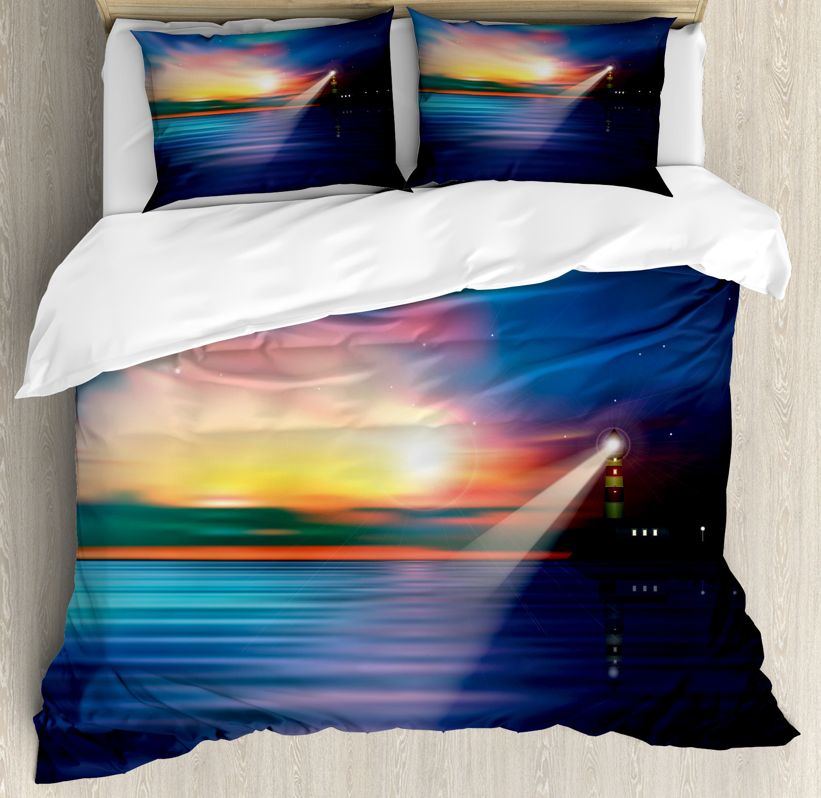 Red Turtle & Lighthouse DH1310009CL Duvet Cover Set main image 0