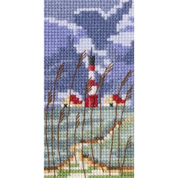 Wizardi Counted Cross Stitch Kit - Lighthouse EH355 RTO
