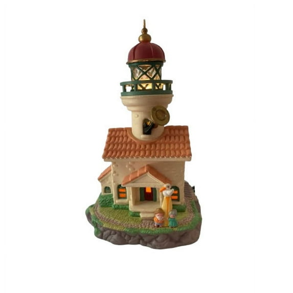 Lighthouse Greetings 2nd in Series Light & Motion 1998 Hallmark Keepsake Ornament