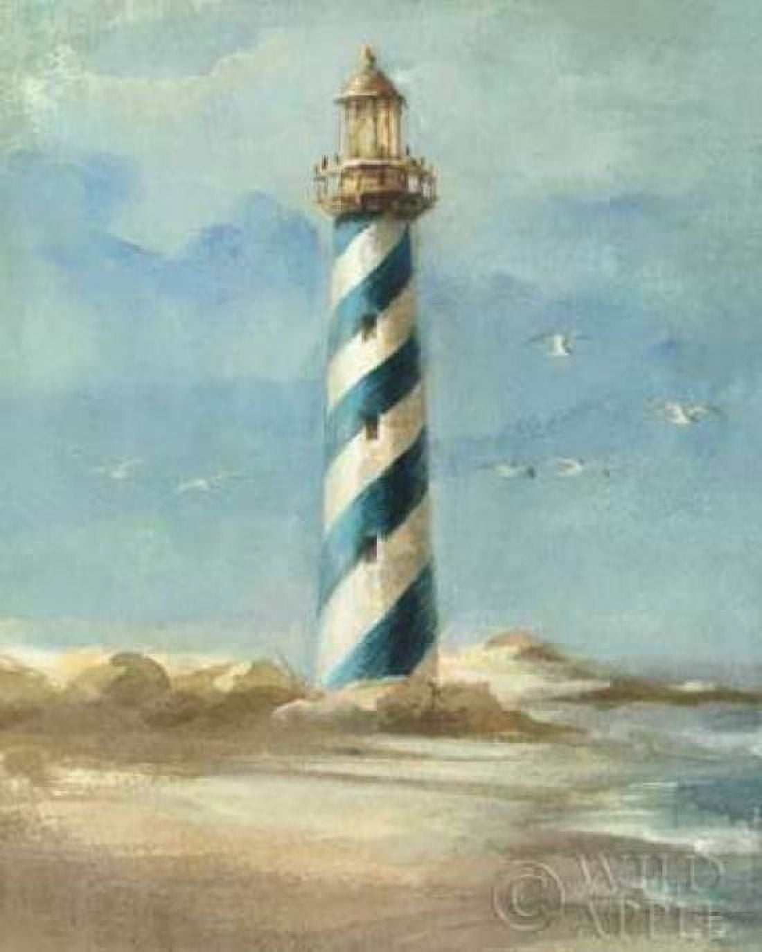 Lighthouse I Canvas Art - Danhui Nai (24 x 30)
