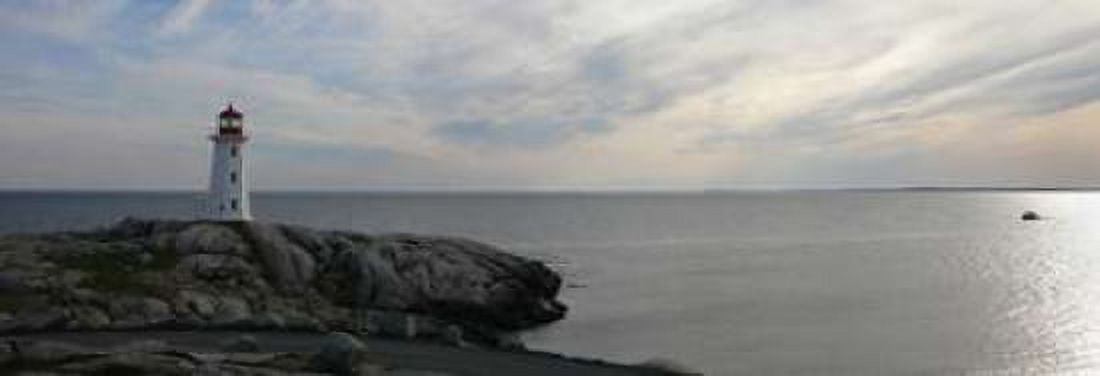 Lighthouse I Canvas Art - Jim Christensen (12 x 36)