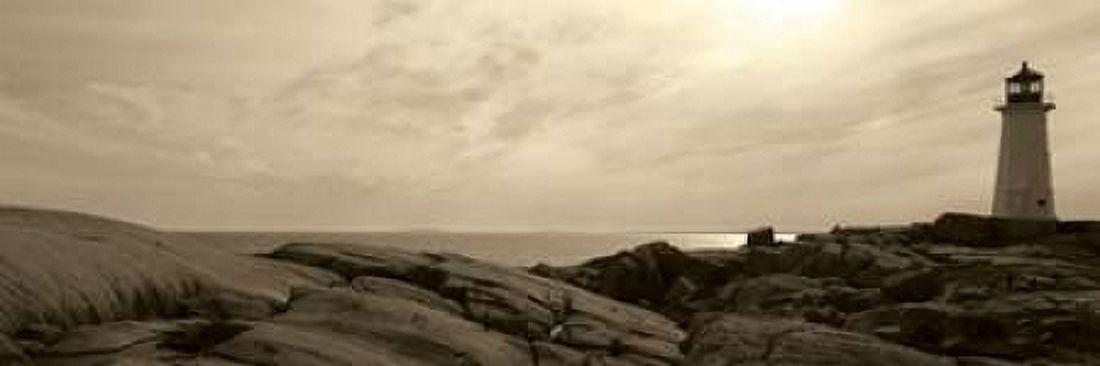 Lighthouse IV Canvas Art - Jim Christensen (8 x 24)