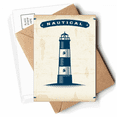 thumbnail image 1 of Lighthouse Navigation Military Ocean Postcards Envelopes Blank Note Cards Mailing, 1 of 4