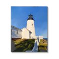 thumbnail image 1 of Lighthouse Ocean Beach View Coastal Graphic Art Gallery Wrapped Canvas Print Wall Art, 1 of 7