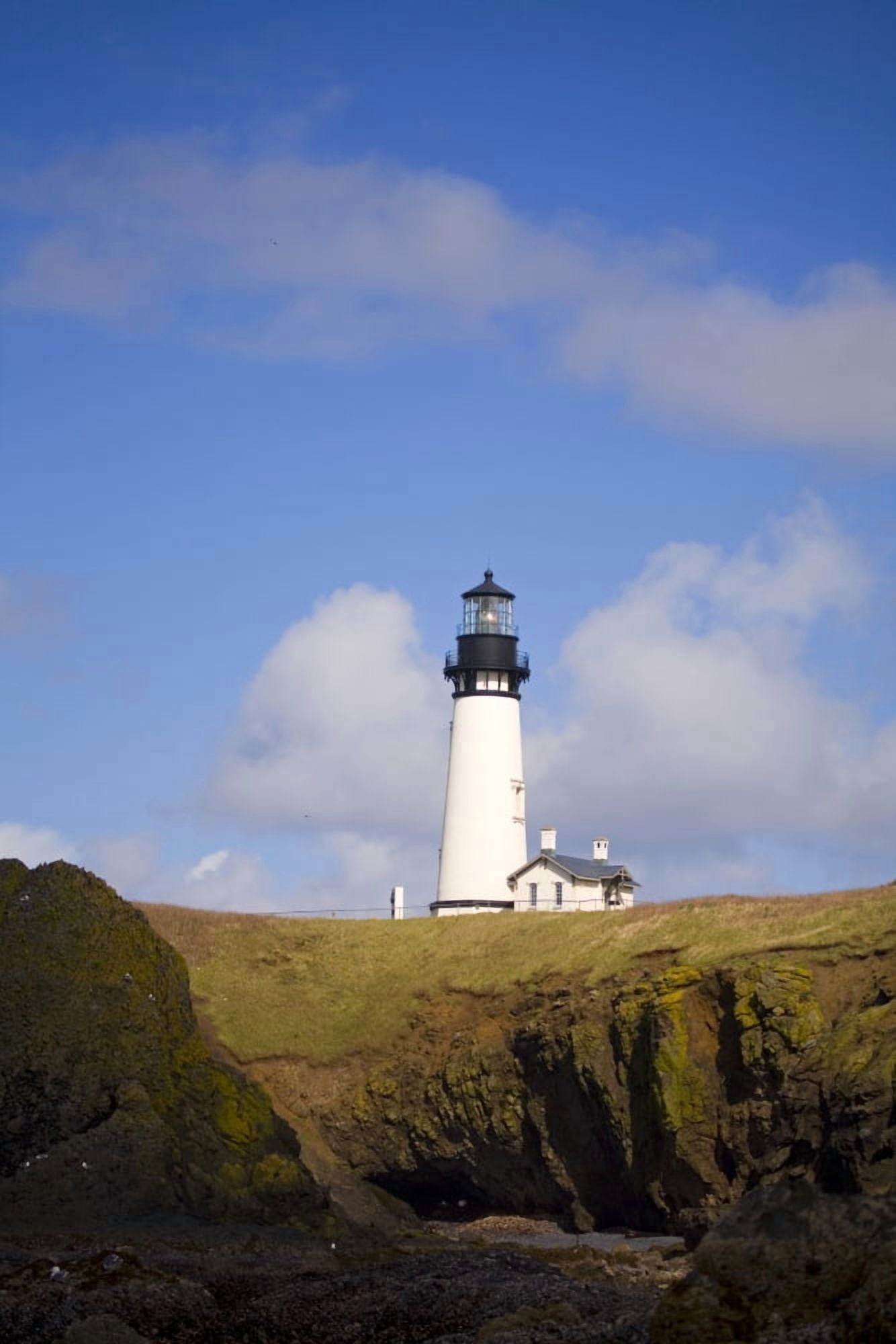 Lighthouse Oregon United States Of America Canvas Art - Craig Tuttle Design Pics (11 x 17)