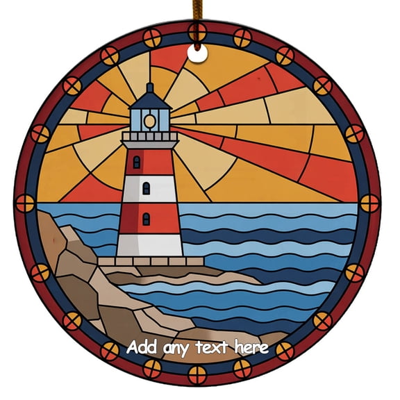 Lighthouse Ornament Unique Ornament Gift for Man, Woman, Family & Friends, Customizable Christmas Tree Decoration Christmas 2025