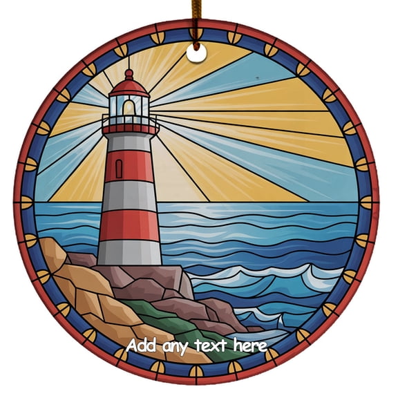 Lighthouse Ornament Unique Ornament Gift for Man, Woman, Family & Friends, Customizable Christmas Tree Decoration Christmas 2025