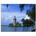 thumbnail image 1 of Lighthouse Picture Ceramic Tile Mural Kitchen Backsplash Bathroom Shower, 405473, 1 of 3