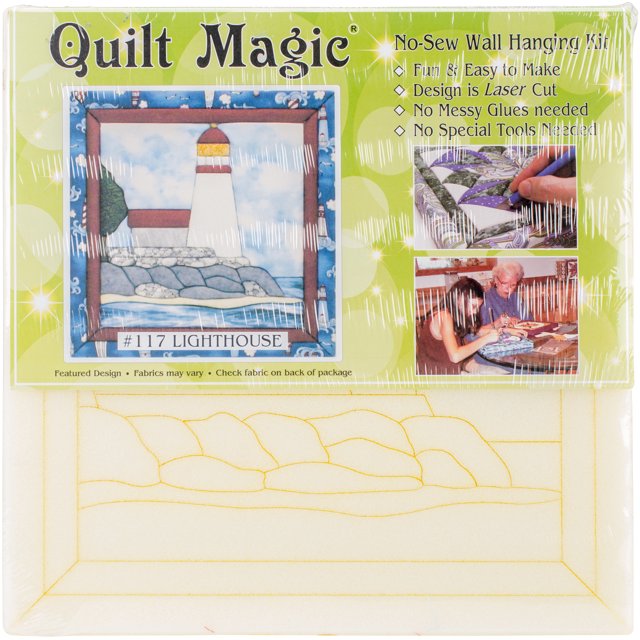 Lighthouse Quilt Magic Kit12"X12", Pk 1, Quilt Magic