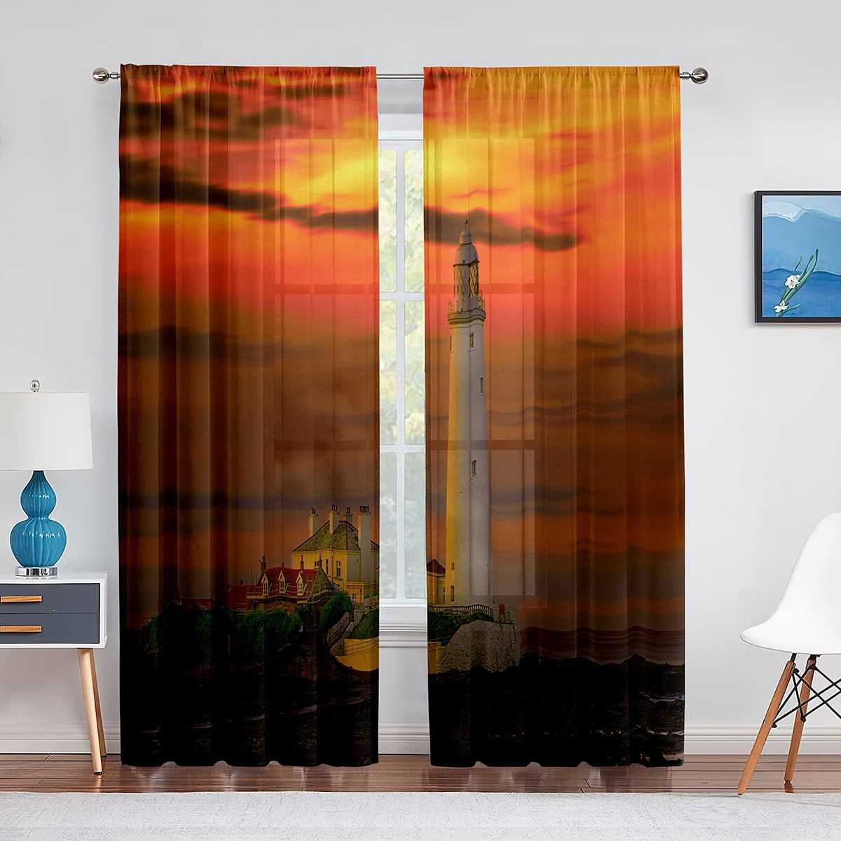 Sunset of Salvation Quilted Curtains NCU0TH3760