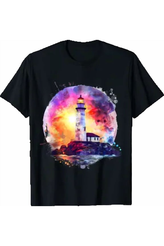 Lighthouse Seaside House Sailing Sea Beach Light House T-Shirt
