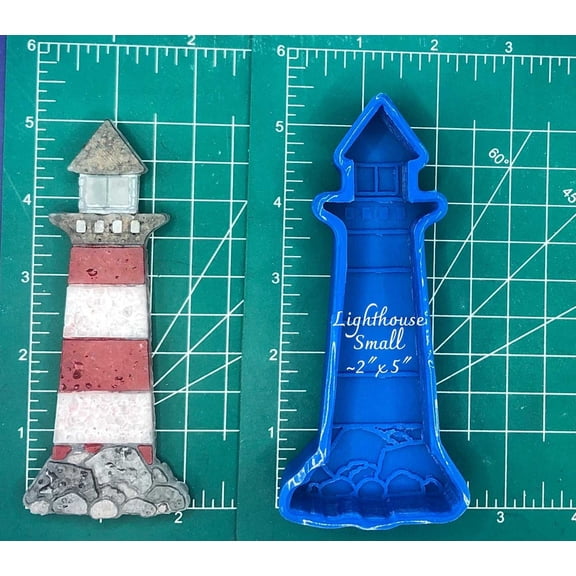 Lighthouse Silicone Freshie Mold - Small