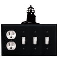 thumbnail image 1 of Lighthouse Single Outlet CUSTOM Product Triple Switch Cover, 1 of 2