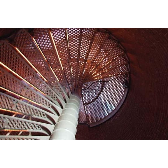 Lighthouse Stairs- Fine Art Canvas Print (20" x 30")