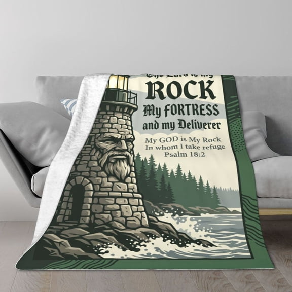 Lighthouse Throw Blanket Lightweight All Season Cozy Warm Throw Blanket for Couch Sofa Bed, Gifts for Her 60x50