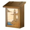 thumbnail image 1 of Lighthouse Vertical Mailbox, Gold Iridescent - Architectural Bronze, 1 of 1