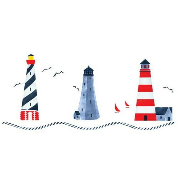 Lighthouse Wall Stencil SKU #1680 by Designer Stencils