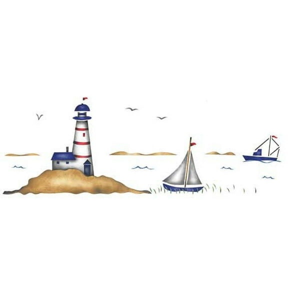 Lighthouse Wall Stencil SKU #865 by Designer Stencils